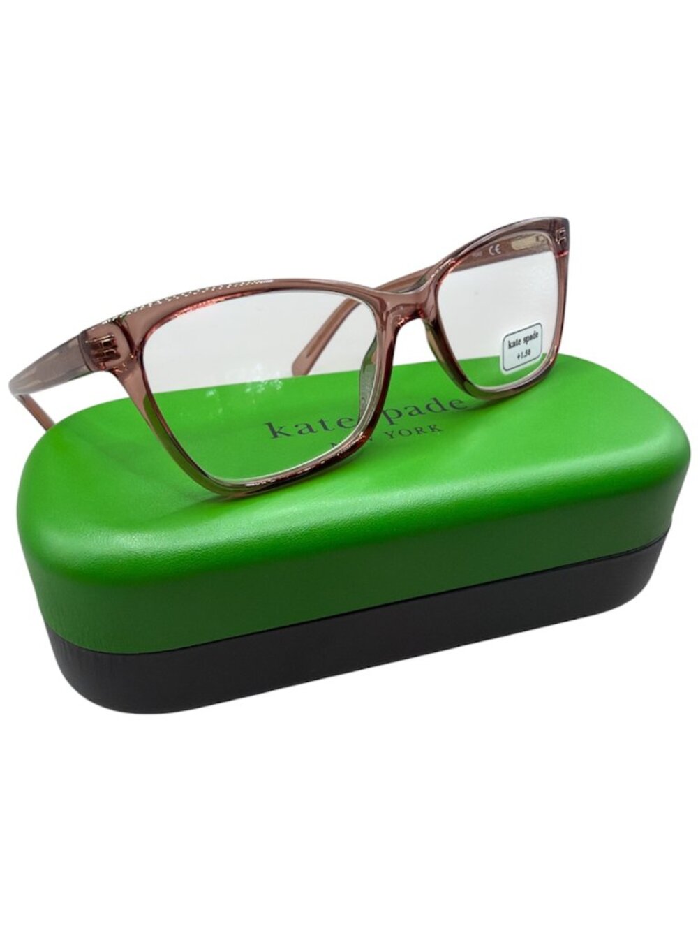 kate spade PAVA /O 35J Women's Reading Glasses Pink +1.50 - Picture 4 of 9